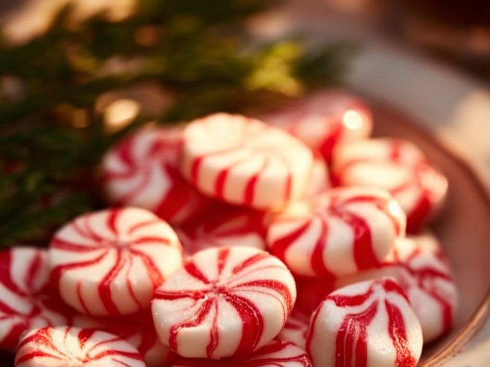 Soft Christmas Peppermints (Old-Fashioned Butter Mints)