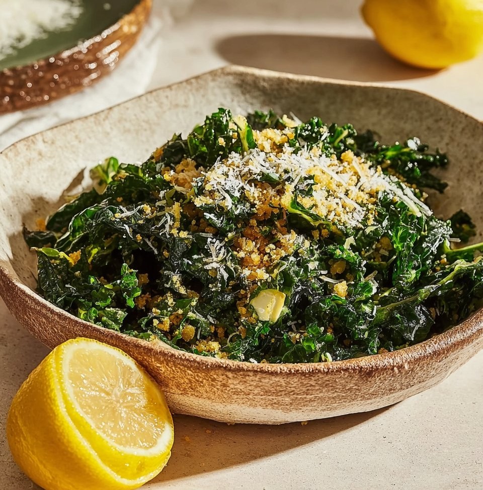 Lemon Parm Kale Salad