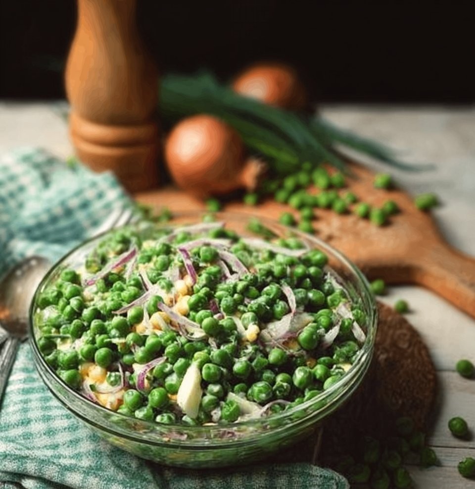 Easy English Pea Salad