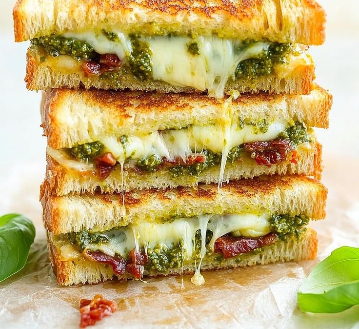 Pesto Grilled Cheese