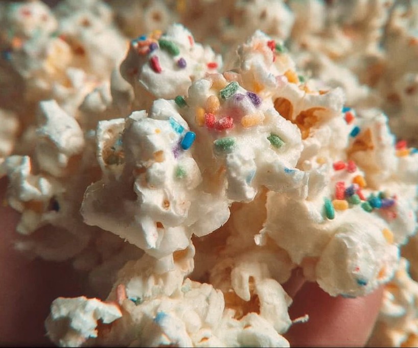 Funfetti Marshmallow Popcorn Treats