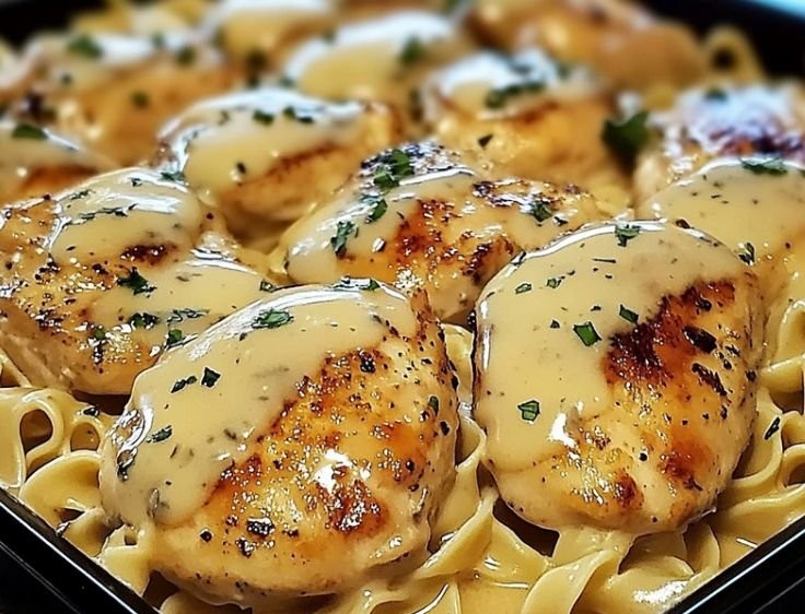 Easy One-Pan Chicken with Buttered Noodles