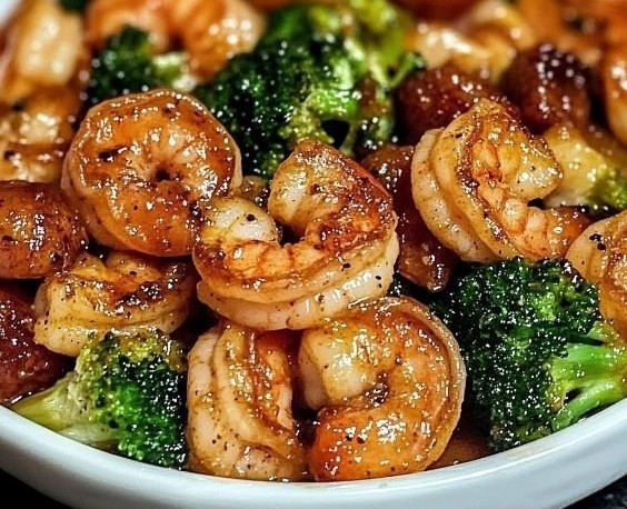 High-Protein Honey Garlic Shrimp
