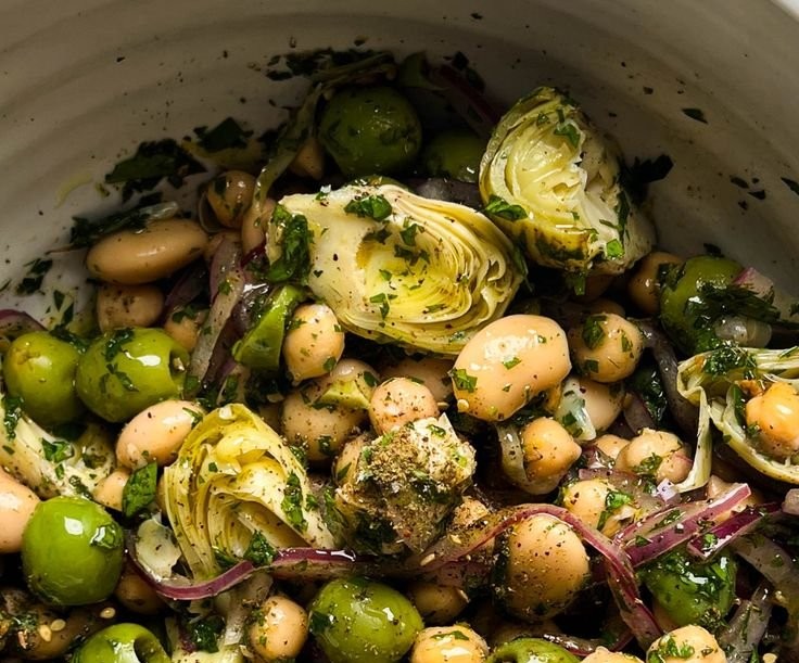 Marinated Za'atar Bean Salad