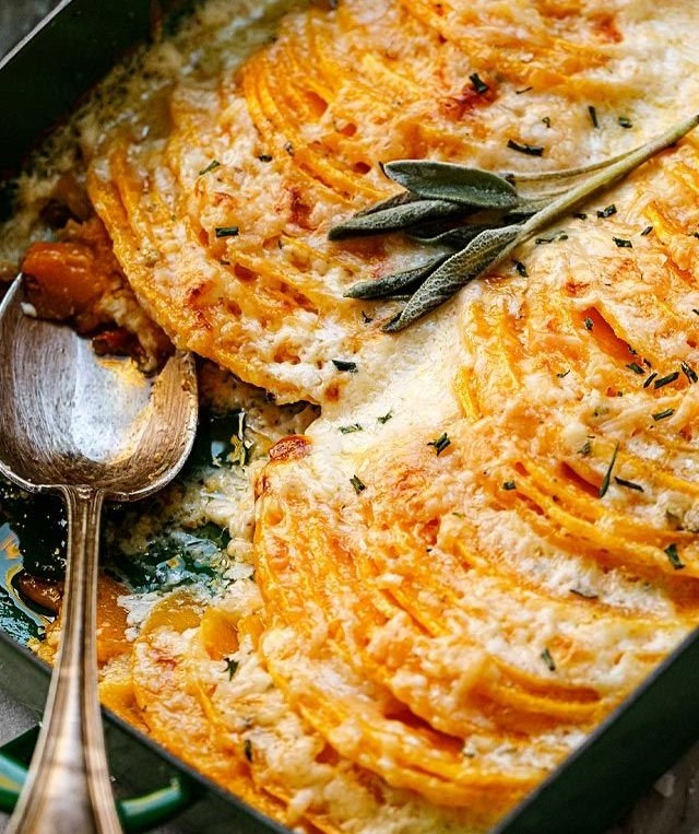 Butternut Squash Gratin