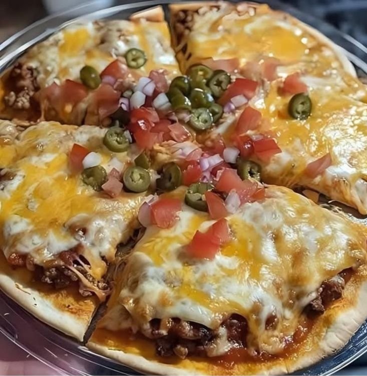Keto Chicken Mexican Pizza