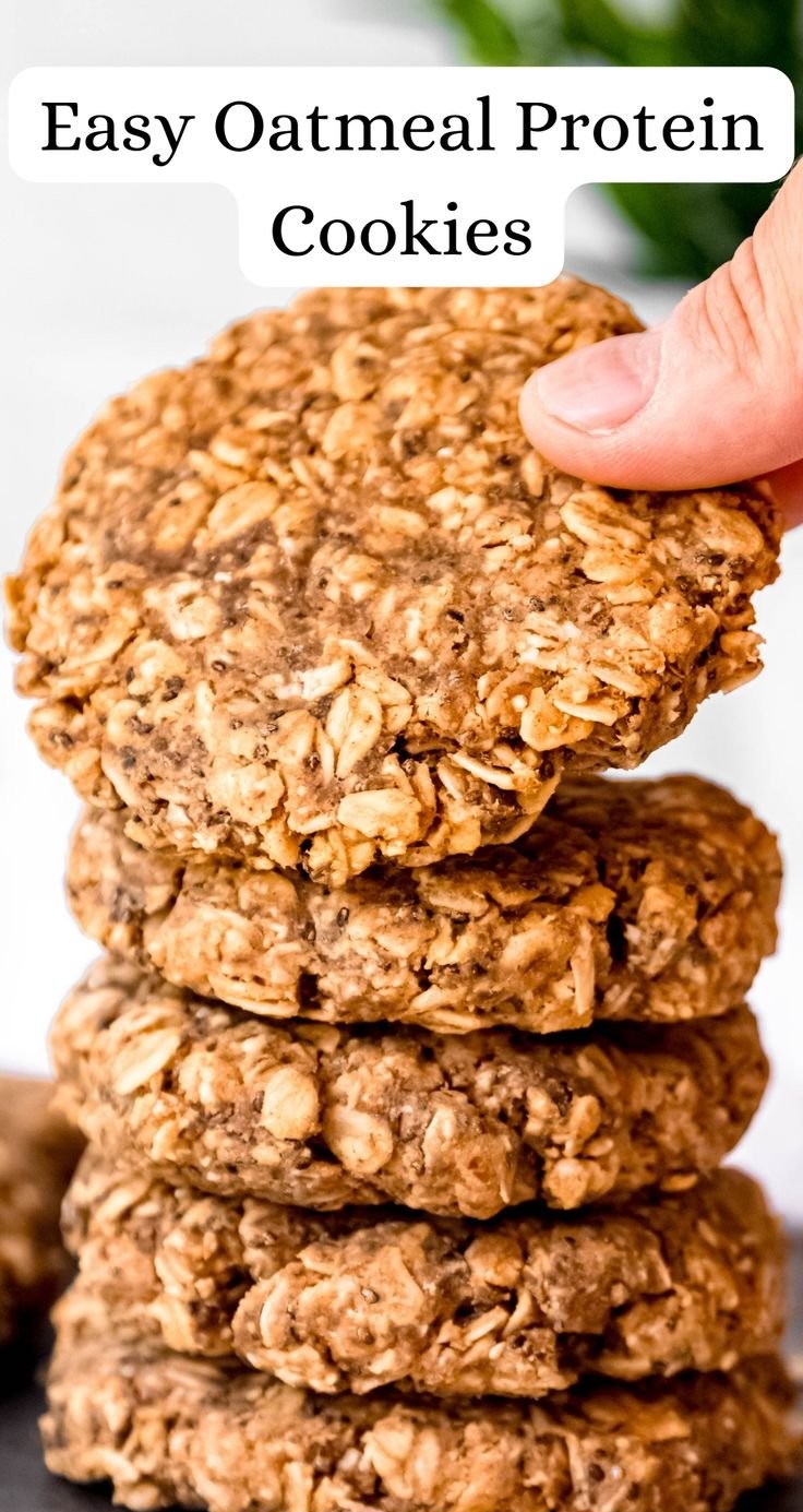 Oatmeal Protein Cookies