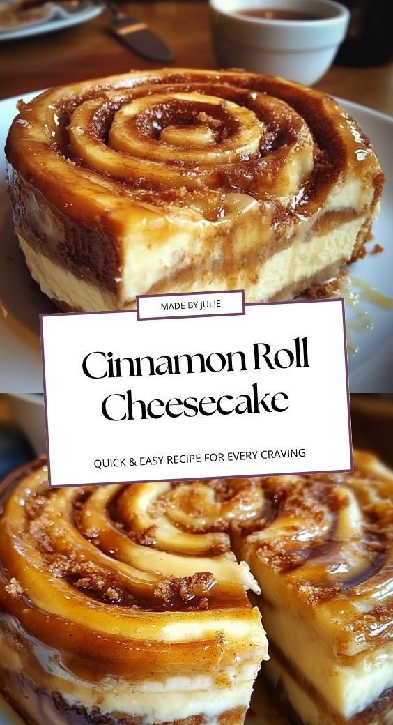 Cinnamon Roll Cheesecake