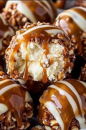 Salted Caramel Pretzel Cheesecake Balls: A No-Bake Holiday Showstopper