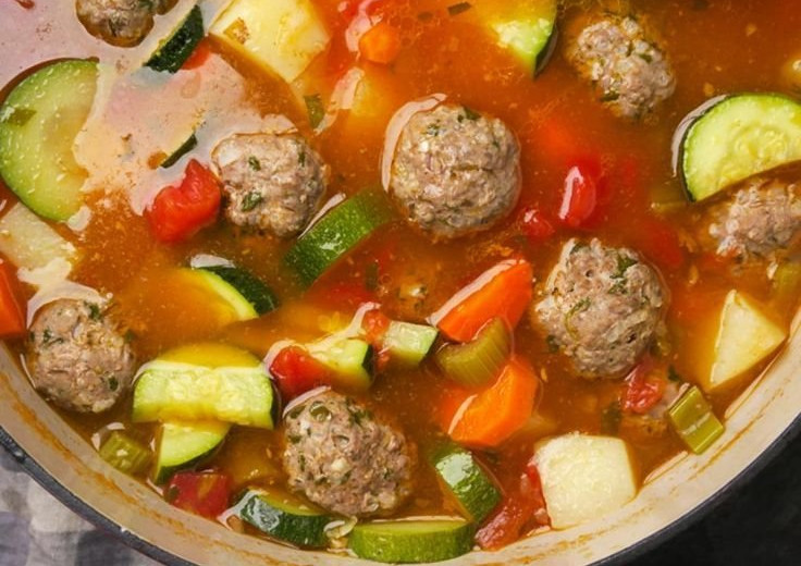 Meatball Soup {Easy, Mexican Albondigas Soup}