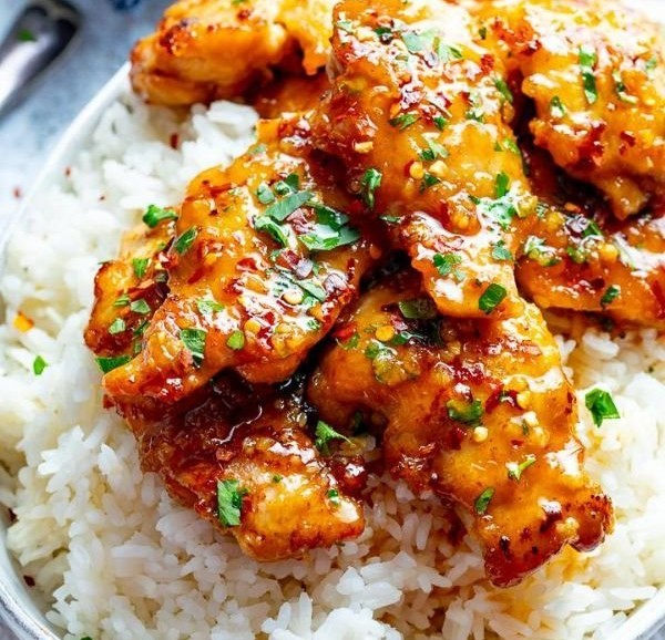Honey Garlic Chicken Thighs