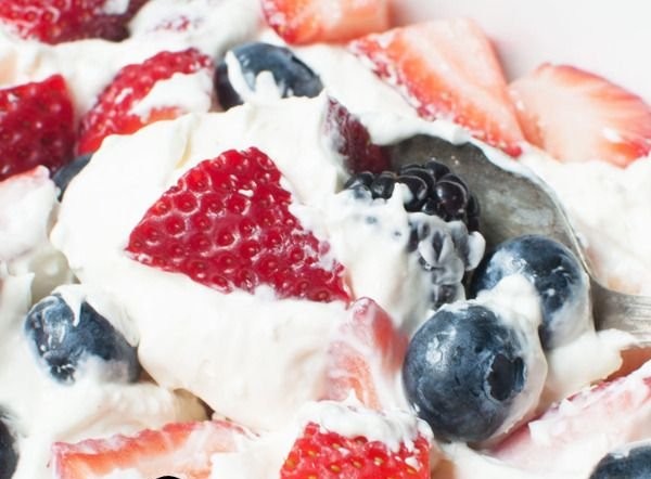 Berry Cheesecake Fruit Salad