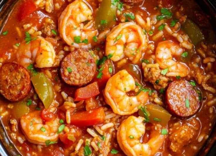 Dump and Go Crockpot Jambalaya
