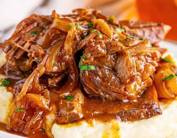 Slow Cooker French Onion Pot Roast