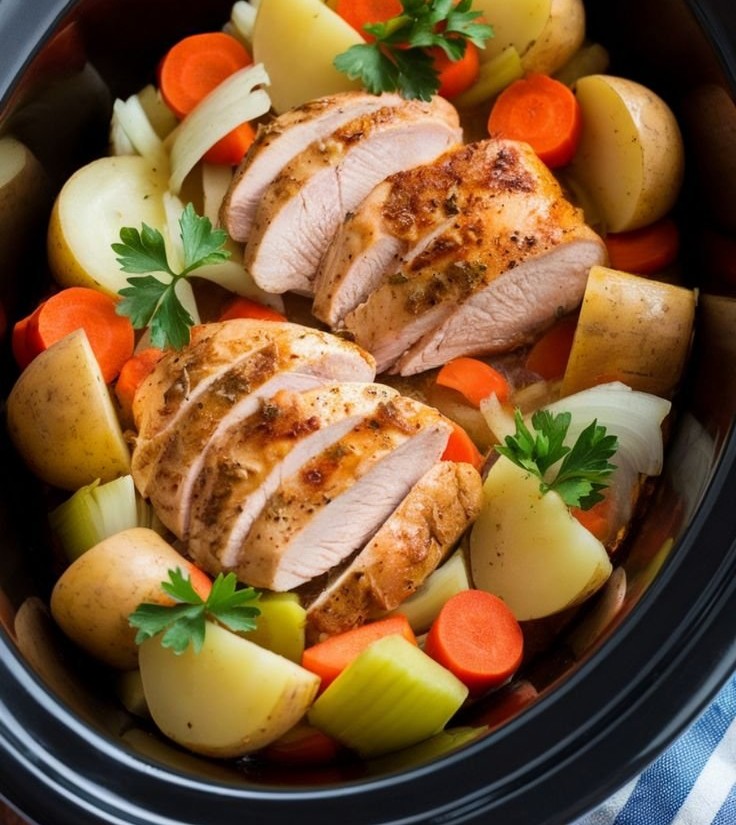 Crockpot Chicken Breast and Potatoes