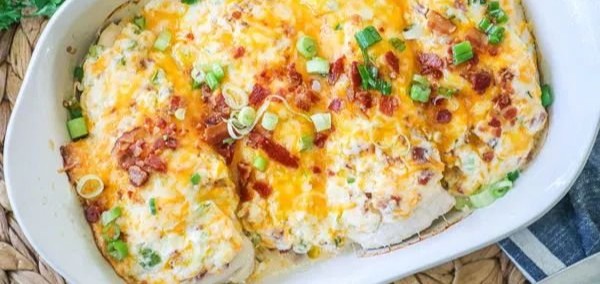 BEST CHICKEN EVER! This easy chicken bake is on our regular dinner rotation. The Million Dollar Chicken combin…