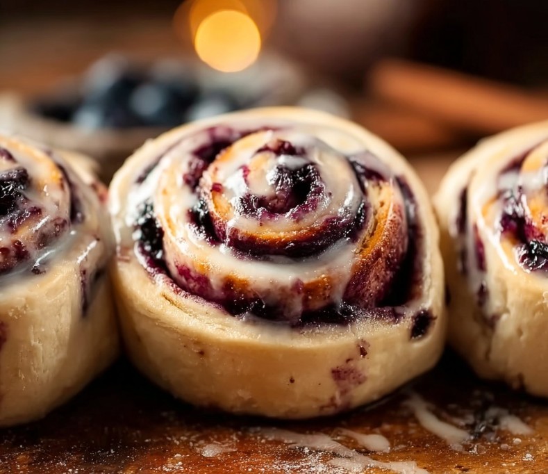 Blueberry Cinnamon Rolls