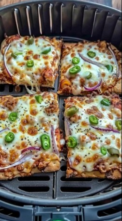 Air Fryer Bread Pizza