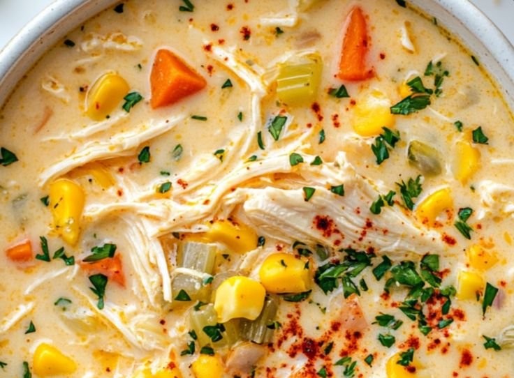 Crockpot Chicken Corn Chowder
