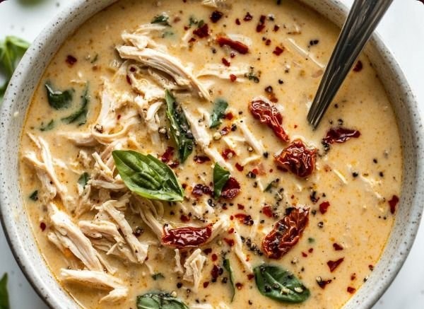 Crockpot Marry Me Chicken Soup