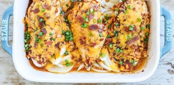 Easy BBQ Chicken Bake