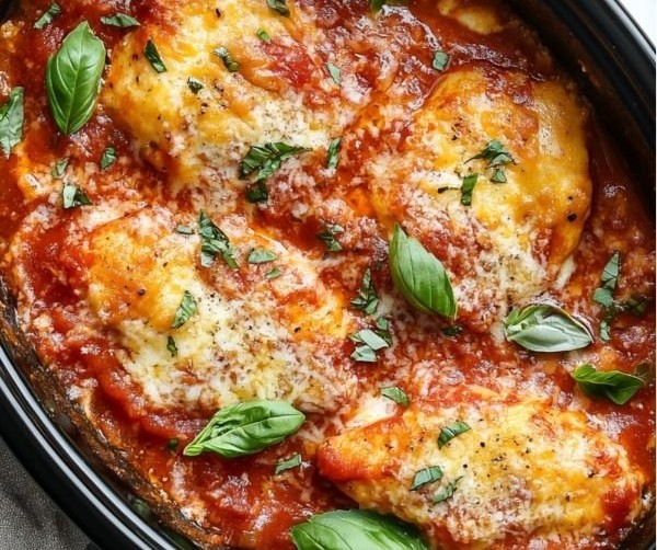Crockpot Chicken Parmesan