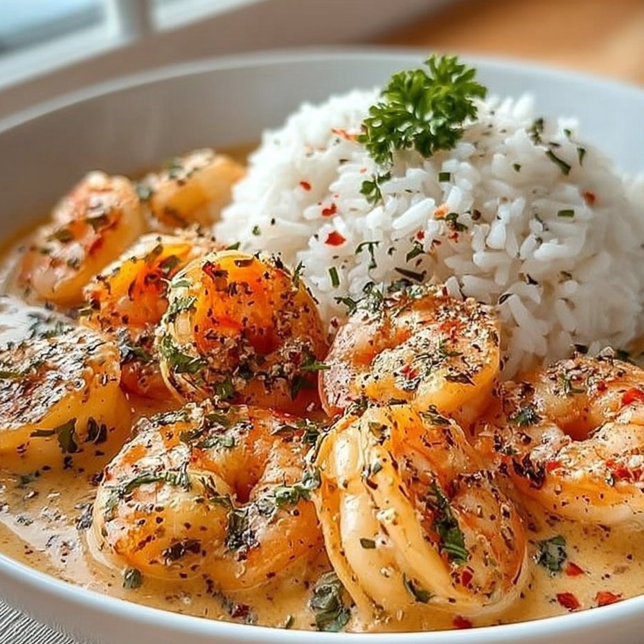 Easy Creamy Garlic Shrimp