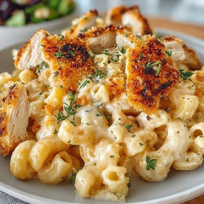Creamy Chicken Mac and Cheese
