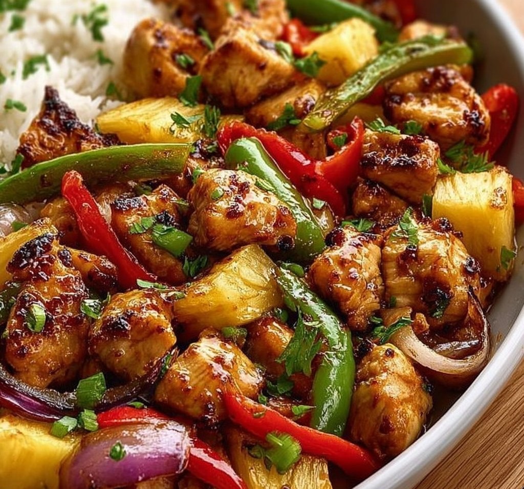 Hawaiian Chicken Sheet Pan