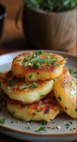 Potato Pancakes from the Air Fryer