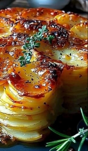 Gratins de Pommes de Terre Croustillants et Fondants