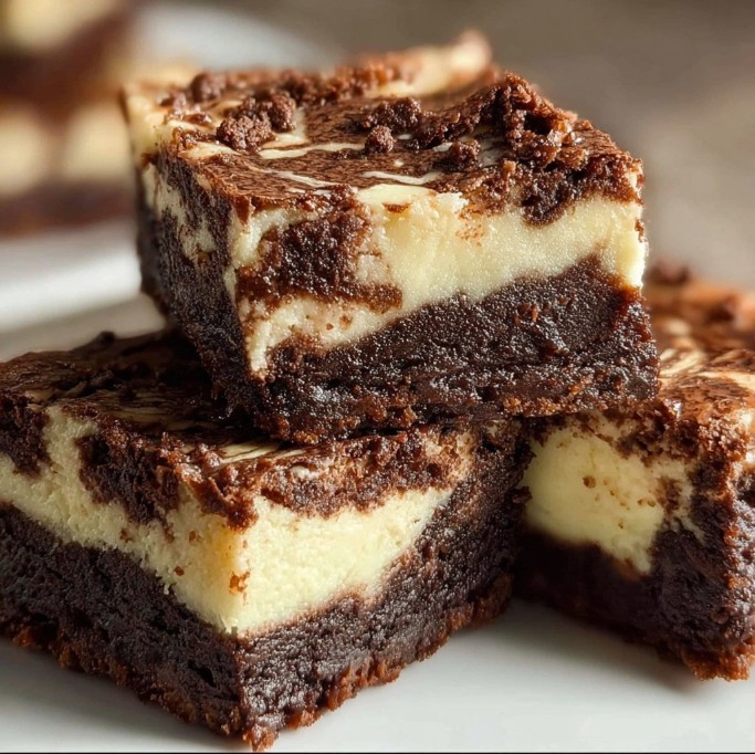 Cream Cheese Swirl Brownies