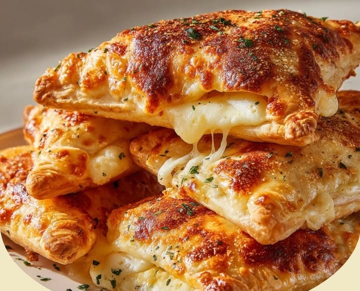 Homemade Easy Cheesy Pizza Pockets