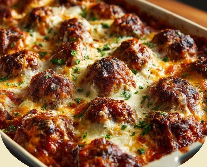 Dump & Bake Meatball Casserole
