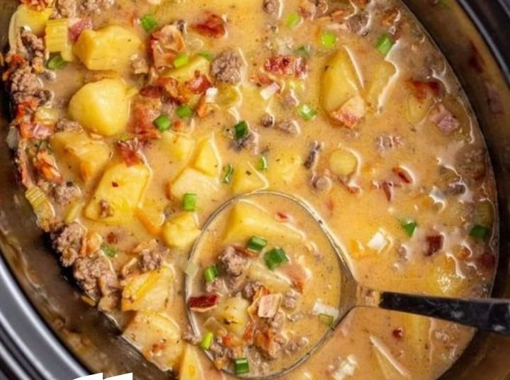 Potato & Bacon Crockpot Soup