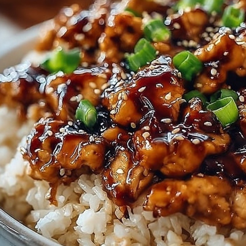 Honey BBQ Chicken Rice