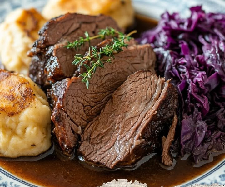 Sauerbraten (Marinierter Rinderbraten)
