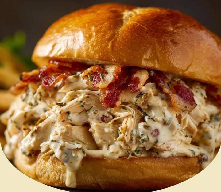Addictive Cream Cheese Bacon Ranch Chicken Sandwiches