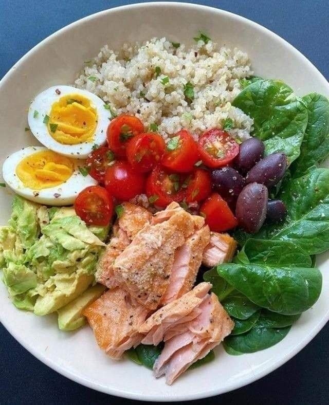 Quick Salmon Protein Bowl