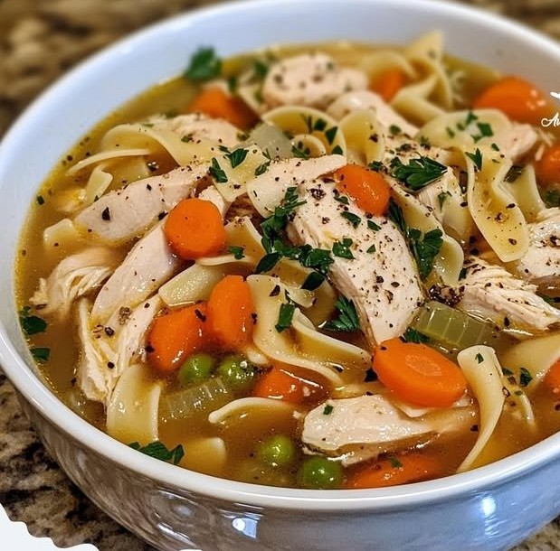 Slow Cooker Chicken Noodle Soup