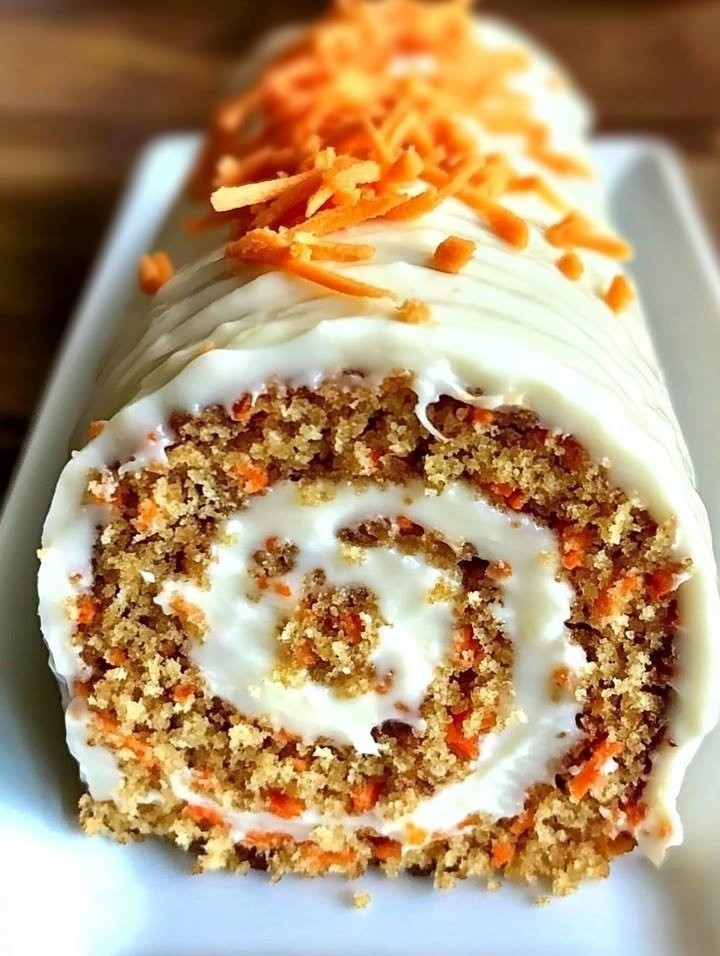 Keto Carrot Cake Roll