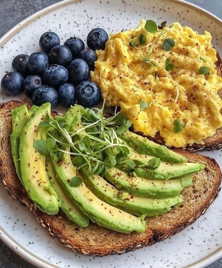 Avocado & Scrambled Egg Toast