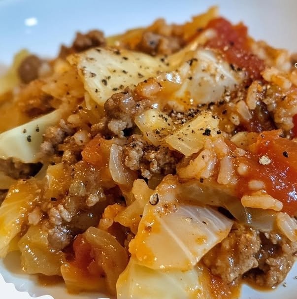 Crockpot Cabbage Roll Casserole