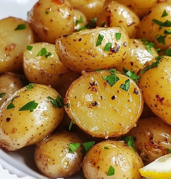 Buttered Garlic Baby Potatoes