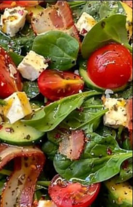 Ensalada Clásica de Espinacas