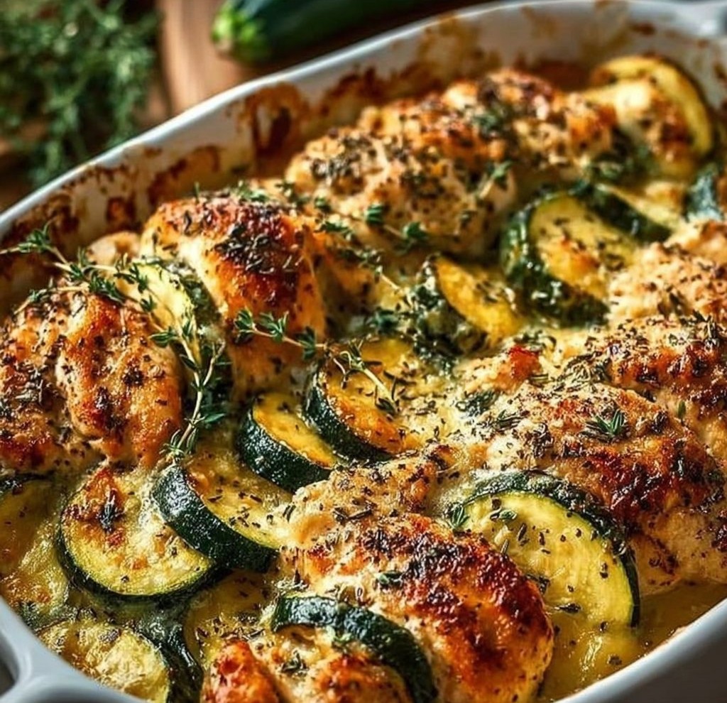Easy Chicken Zucchini Bake