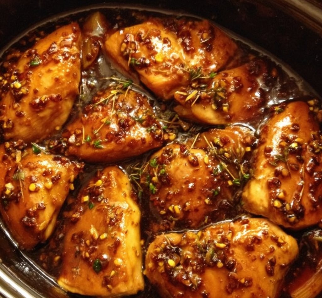 Crockpot Honey Garlic Chicken