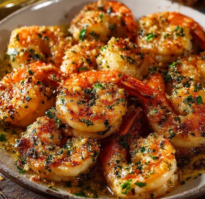 Garlic Parmesan Roasted Shrimp
