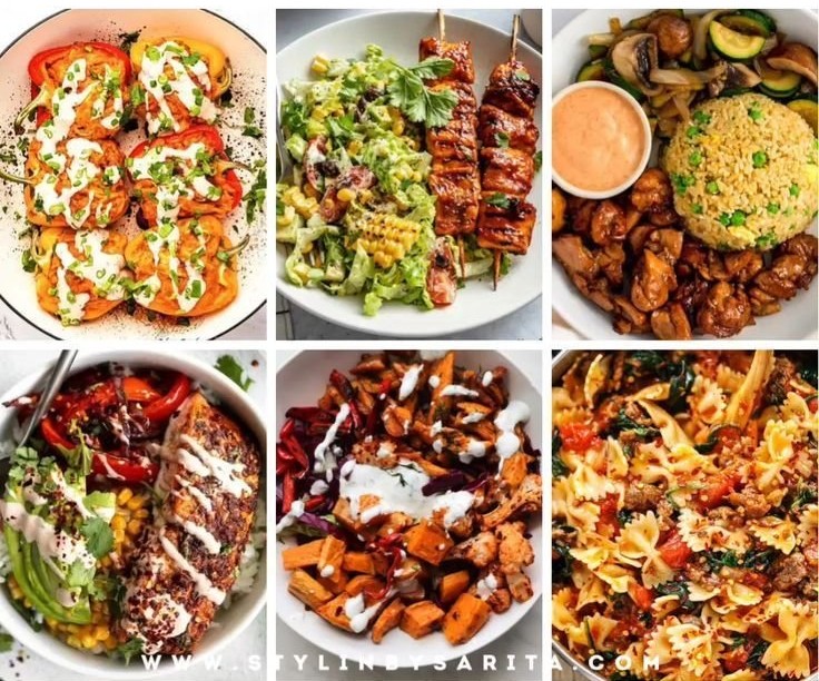 Lemon Herb Chicken with Roasted Sweet Potatoes & Broccoli