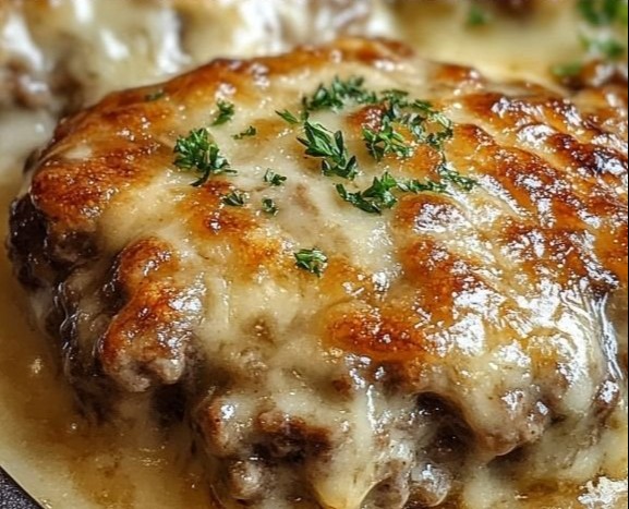Amish Hamburger Steak Bake